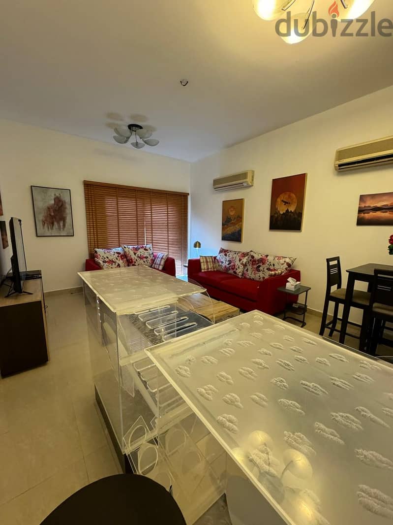 6Me8 Furnished One-Bedroom Flat For Rent Shatti Qurum 8