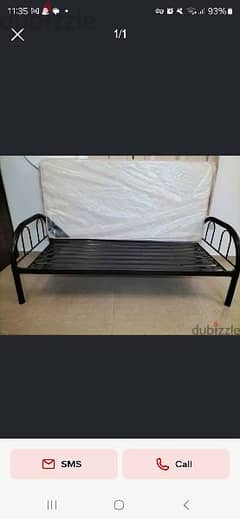 metal single cot