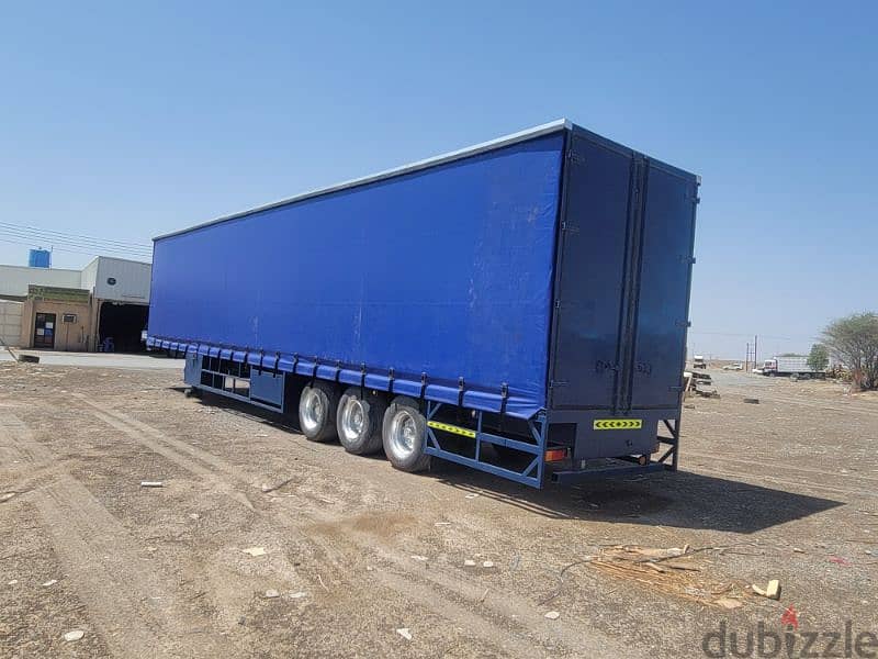 curtain trailer available in oman 1