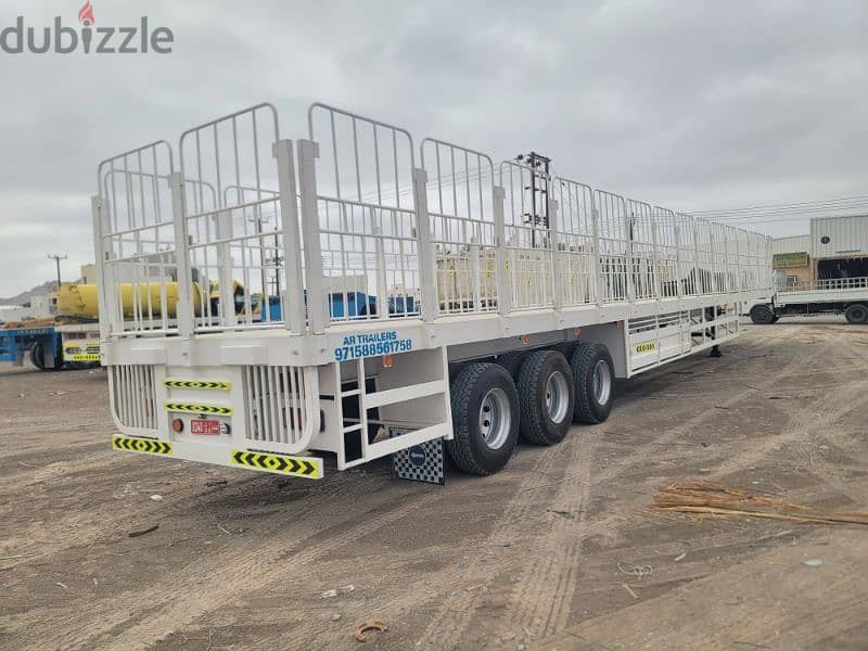 flat trailer 12 meter 13.5m 15.5m 18m 2