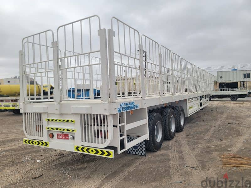 flat trailer 12 meter 13.5m 15.5m 18m 7