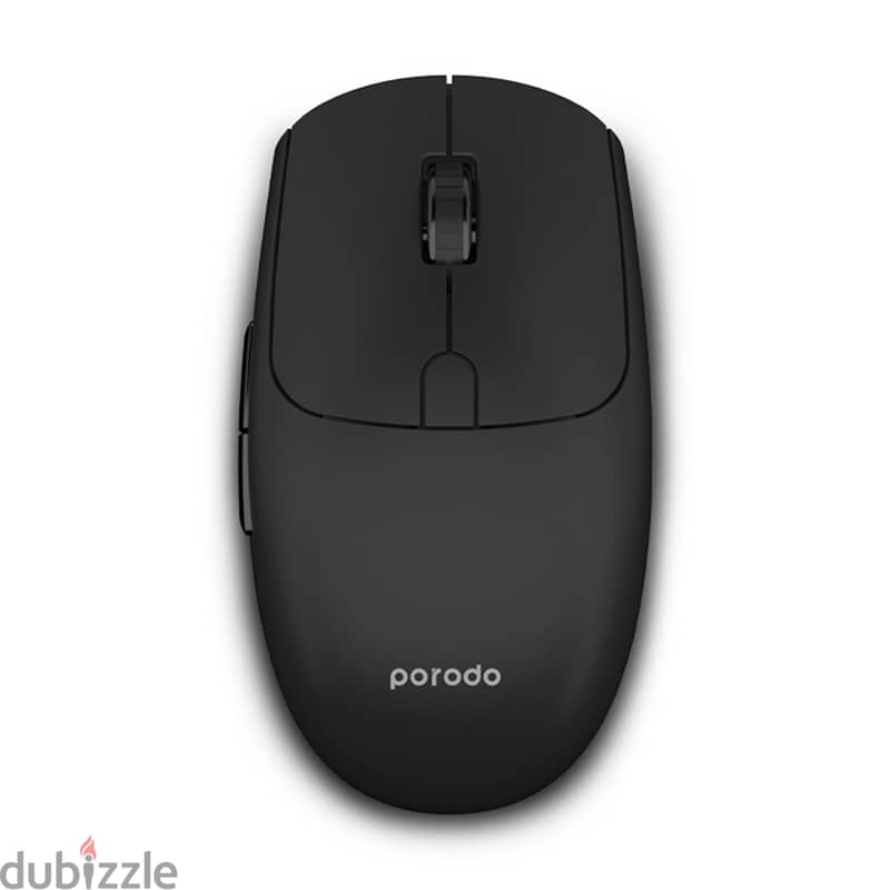 Porodo 2 in 1 Wireless Bluetooth Mouse 2.4GHz V5.0-Black 4