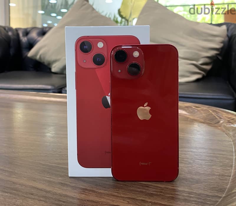 APPLE iPhone 13mini ( 128GB Red ) Excellent Condition 0