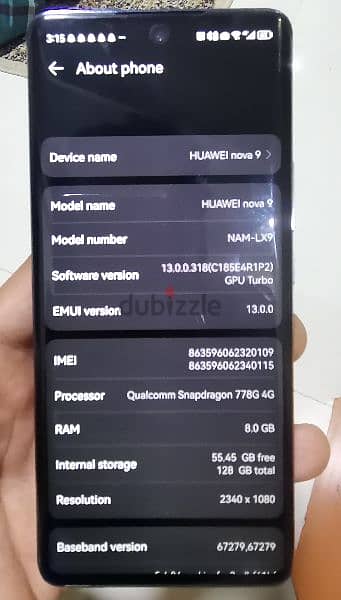 Huawei Nova 9 5