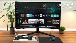 240HZ 32 INCH Samsung gaming MONITOR with Netflix and more features