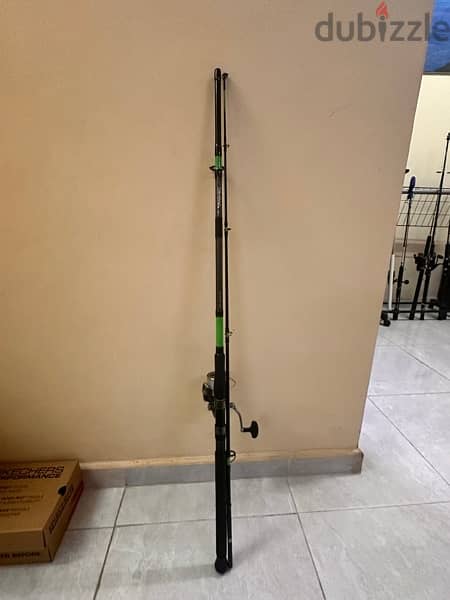 Fishing set up with braid 1