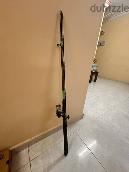 Fishing set up with braid 3