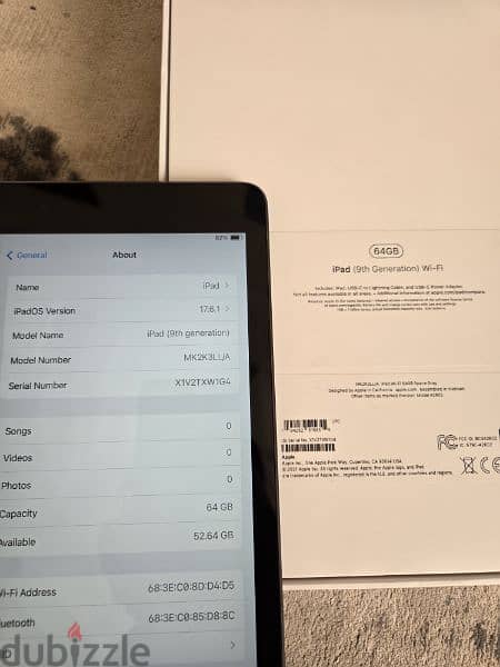 iPad 9 64gb almost new condition 6