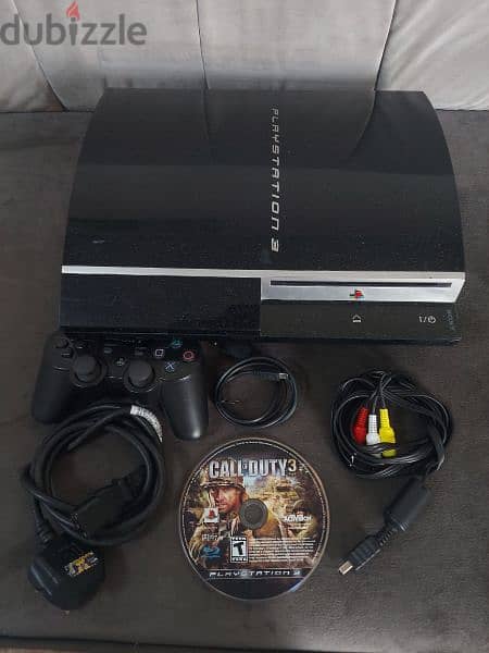 Playstation 3 jailbreajon 20 games installed 500 gb with controller 1