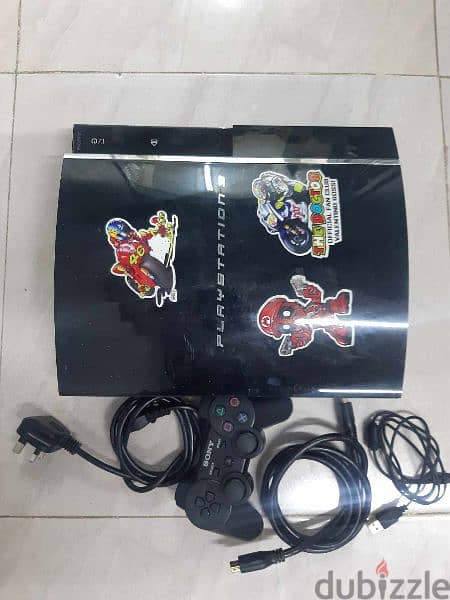 Playstation 3 jailbreajon 20 games installed 500 gb with controller 3