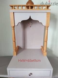 High quality Mandir- Heavy duty wood