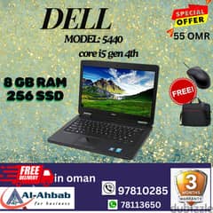 DELL LAPTOPS with 3MONTHS WARRANTY; with FREE- MOUSE & BAG 0