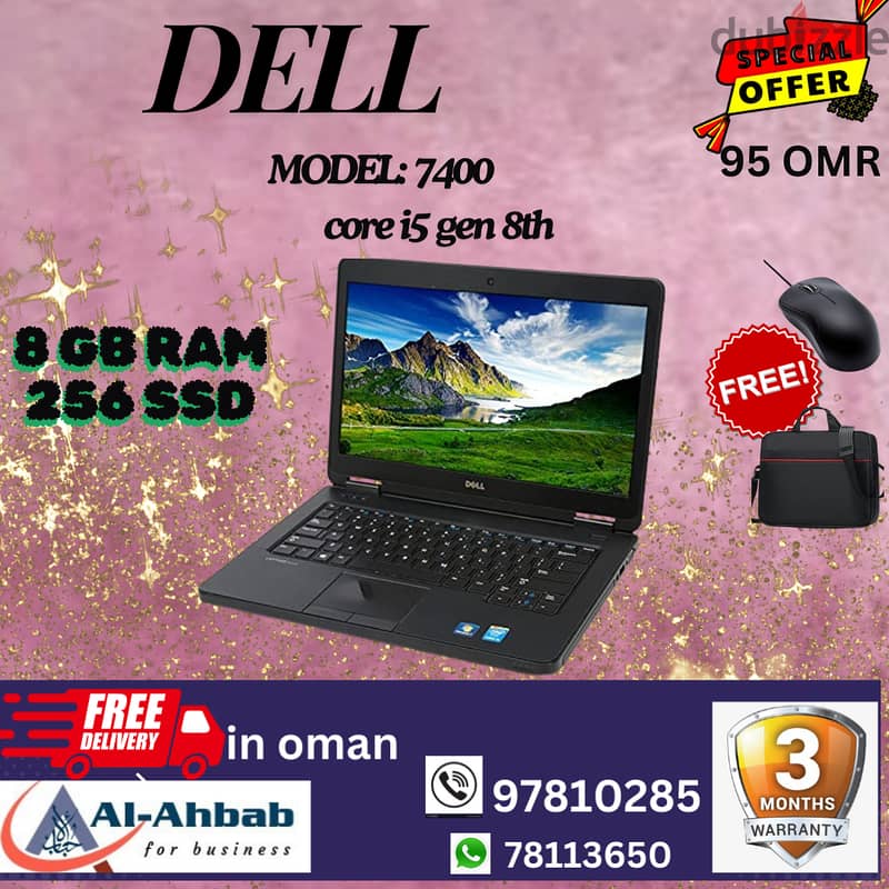 DELL LAPTOPS with 3MONTHS WARRANTY; with FREE- MOUSE & BAG 6