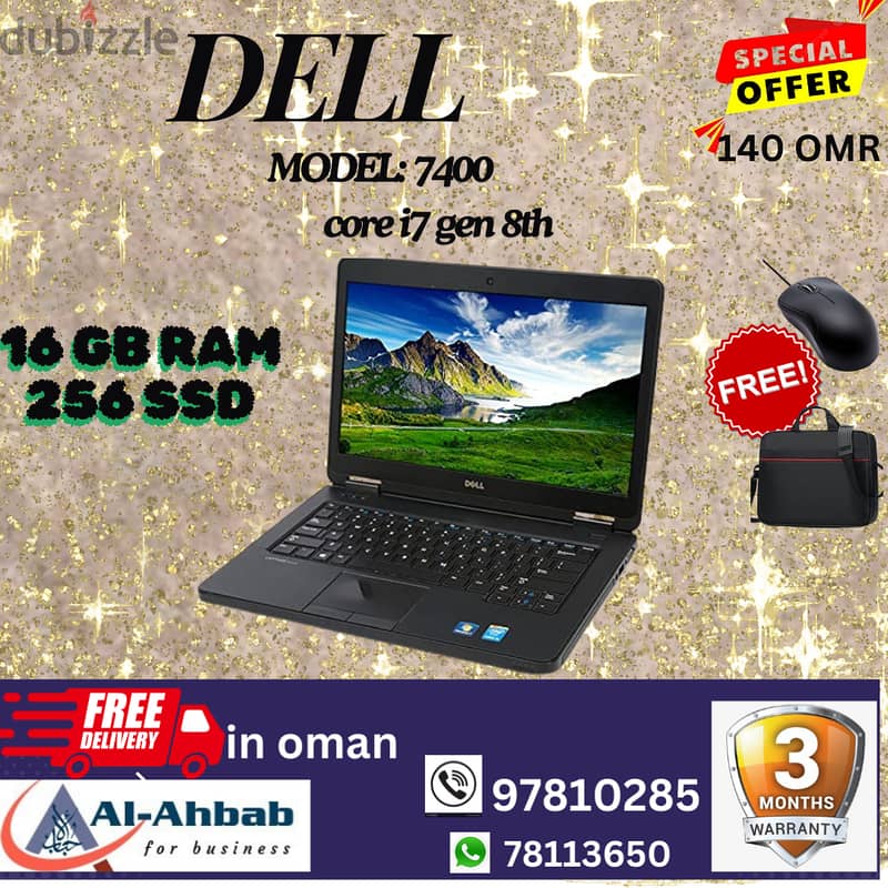 DELL LAPTOPS with 3MONTHS WARRANTY; with FREE- MOUSE & BAG 10