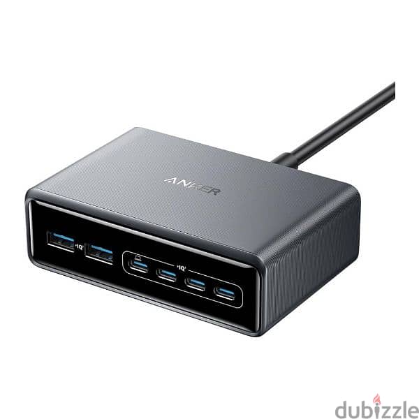 Anker 200W PowerPort Charging Station, 6 Ports, Silver 3