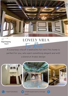 **Luxurious 5BHK Villa for Rent in Central Muscat, Oman**