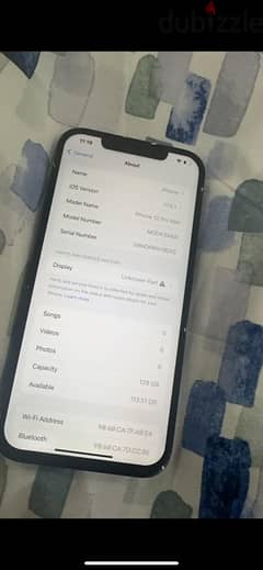 apple iphone 12 pro max- the screen was replaced