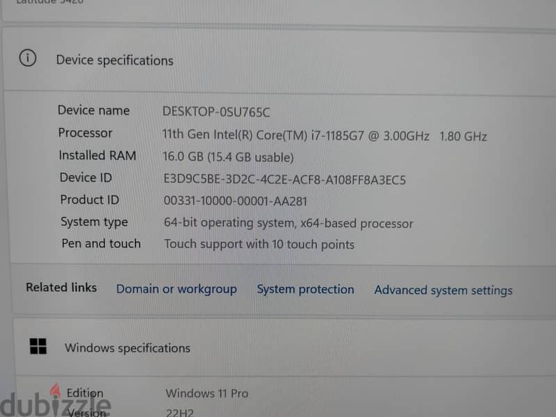 dell touch 11th generation core i7 16gb ram 512gb ssd 14 inch touch sc 7