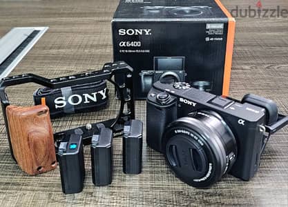 Sony Alpha A6400 4K Mirrorless Creator Kit