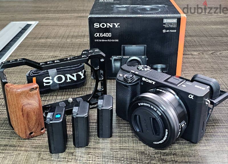 Sony Alpha A6400 4K Mirrorless Creator Kit 0