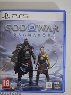 شريط god of war Ragnarok) sony 5)