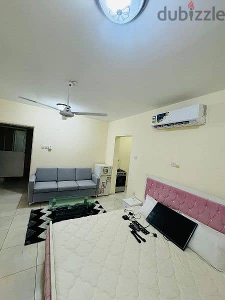 furnished studio Rooftop Aziba ستوديو مفروش فرش جديد بالعذيبة شامل 1