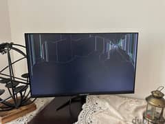 broken 180hertz monitor