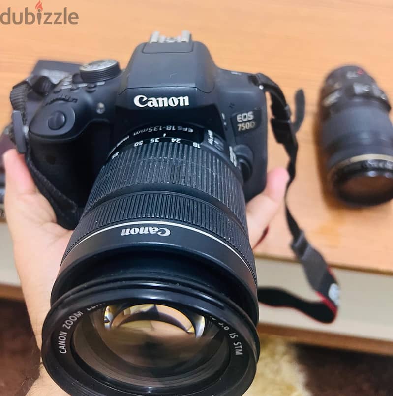 For Sale: Canon EOS 750D Camera Gear with Lenses & Flasher 1