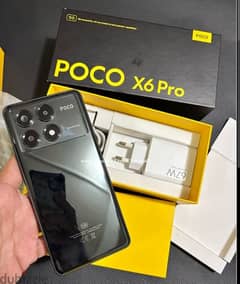 XIOMI POCO X6 PRO 5G PHONE 512GB + 12+8GB RAM 90fps GAMING PHONE