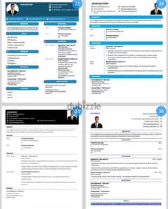 نصمم لك cv سيرة ذاتية  ممتازة