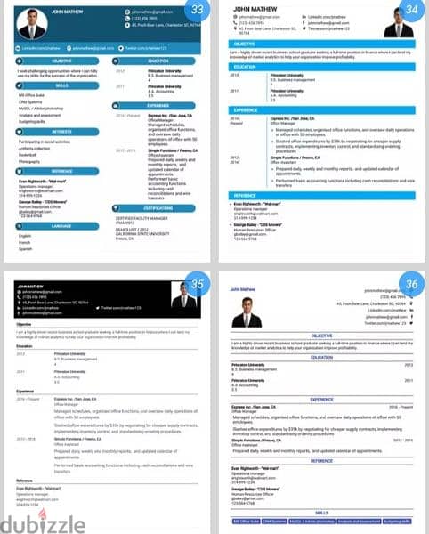 نصمم لك سيرة ذاتية ممتازة و احترافية . و نرسلها لك pdf عبر الواتسب 0