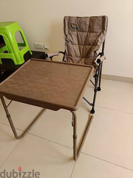 Safa Cum Bed, folding table camp chair 6