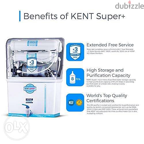 Kent pride plus RO water purifier 4