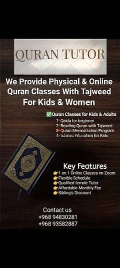 Quran Classes for kids and adults