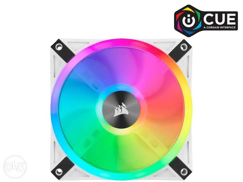 CORSAIR QL Series, iCUE QL120 RGB, 120mm RGB PWM White Fans 2