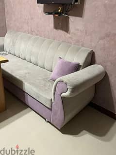 A sofa for sale.