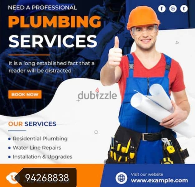 Plumber And house maintinance repairing 24 services. 0