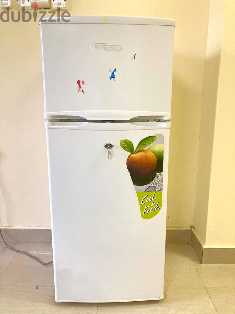 Super General fridge 1 year used clean 0