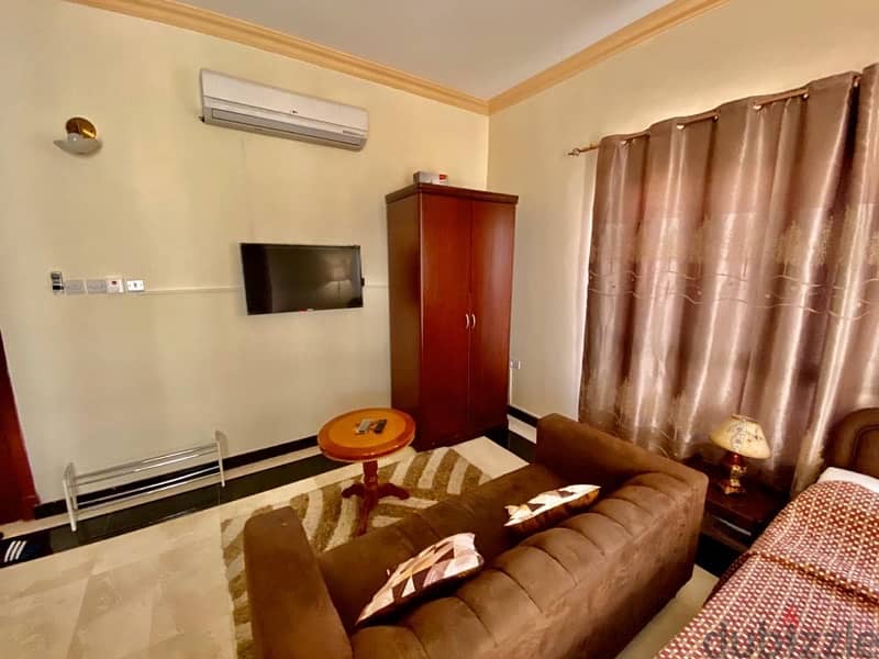 Fully furnished studio room for rent al azaiba nearby Zubair 2