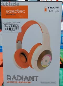 Porodo Soundtech Radiant Wireless Headphone STWLEP028 0