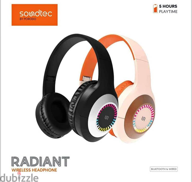 Porodo Soundtech Radiant Wireless Headphone STWLEP028 1