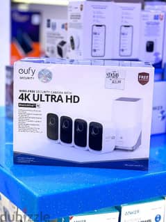 EUFY WIRELESS 3C SECURITY CAMERA 4+1 KIT WHITE T8883321 0