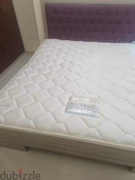 King size bed with mattress  and sofa cum bed 4