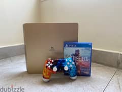 ps4 slim 1000Gb 1 joystik 1 game