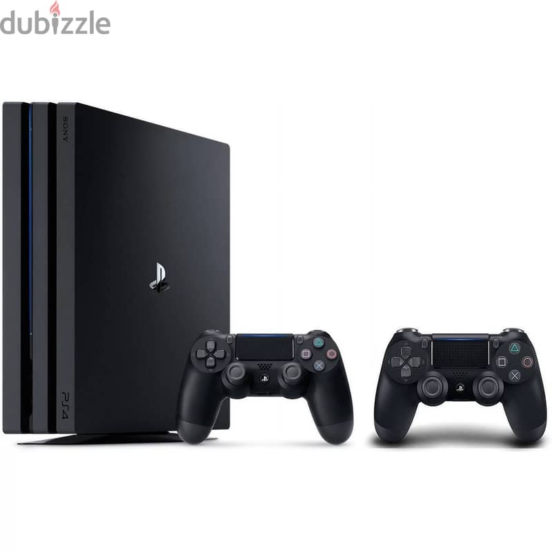 Sony PlayStation 4 Pro 1TB with an extra controller 1