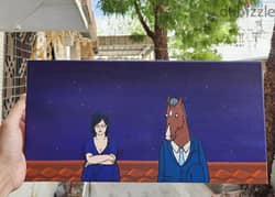 Bojack Horseman Acrylic Painting