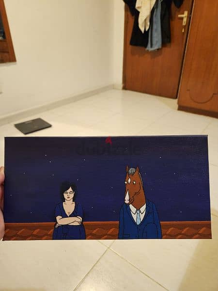 Bojack Horseman Acrylic Painting 1