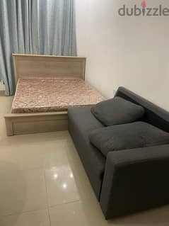 Bed with Mattress sale 40 Rials