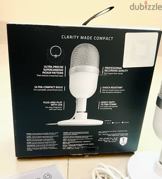 Razer Mini Microphone/ White color microphone 3