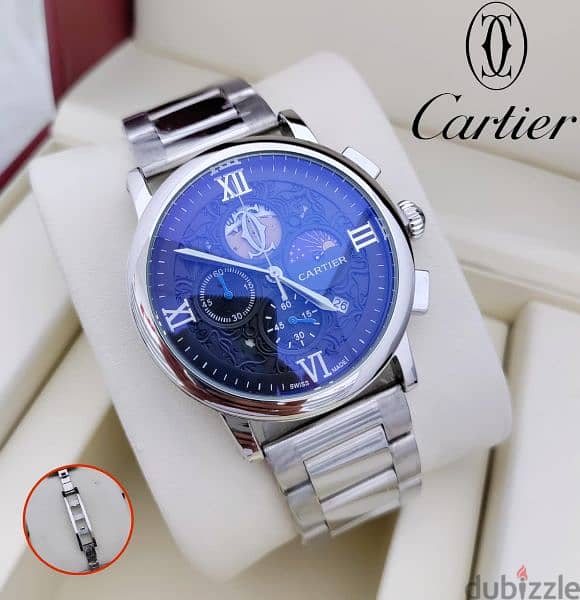 LATEST BRANDED CARTIER FIRST COPY MEN'S WATCH 2